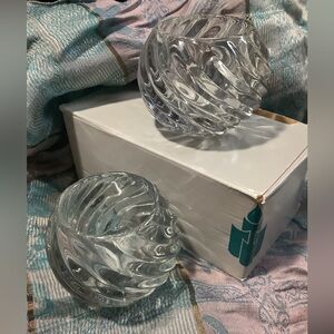 PartyLite “Illusions” Glass Votive Holders